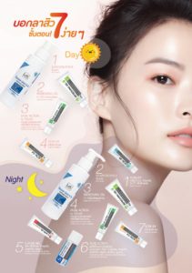 ลำดับการใช้ชุดสิว, Acne set